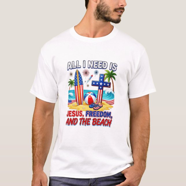 CAMISETA TODO LO QUE NECESITO ES JESÚS (Anverso)