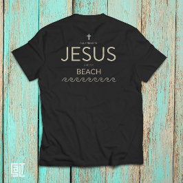 Camiseta Todo lo que necesito es Jesús y la playa Cita cris