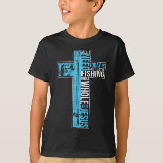 Camiseta Todo lo que necesito es Pescar y Jesús Cruz Cristi