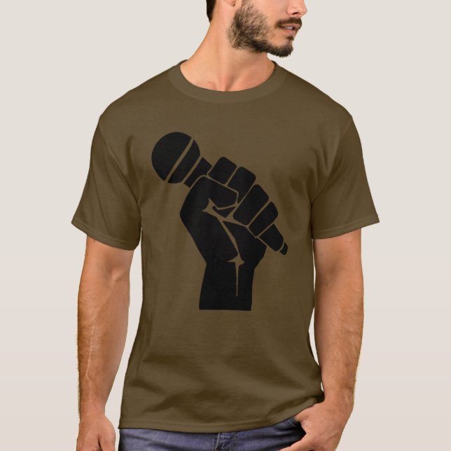CAMISETA TODO LO QUE NECESITO ES UN MIC (Anverso)