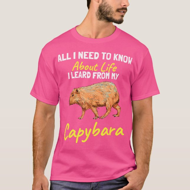 Camiseta Todo Lo Que Necesito Para Aprender Sobre La Vida Q (Anverso)