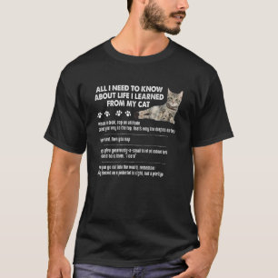 Camiseta Todo lo que necesito saber sobre la vida lo aprend