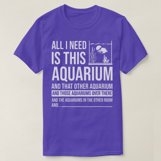 Camiseta Todo Lo Que Necesito Son Regalos De Acuario Para H (Diseño del anverso)