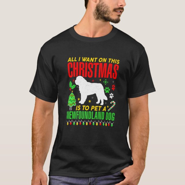 Camiseta Todo Lo Que Quiero De Estos Navidades Es Para El M (Anverso)