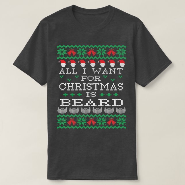 Camiseta Todo Lo Que Quiero De Los Navidades Es La Bebida 1 (Diseño del anverso)