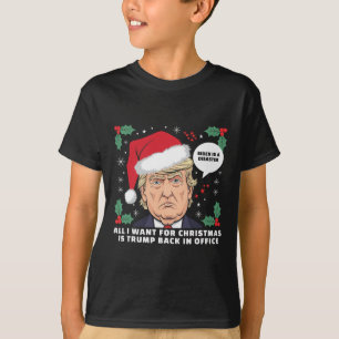 Camiseta Todo Lo Que Quiero De Los Navidades Es Que Trump V