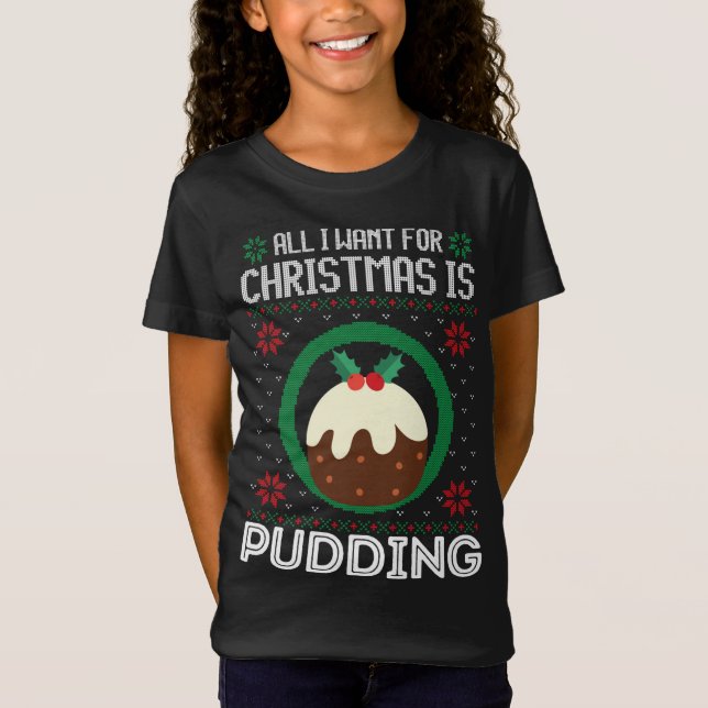 Camiseta Todo Lo Que Quiero De Los Navidades Es Tejer Graci (Anverso)
