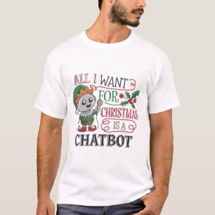 Camiseta 🤖 Todo lo que quiero de los Navidades es un meme