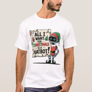 Camiseta 🤖 Todo lo que quiero de los Navidades es un meme