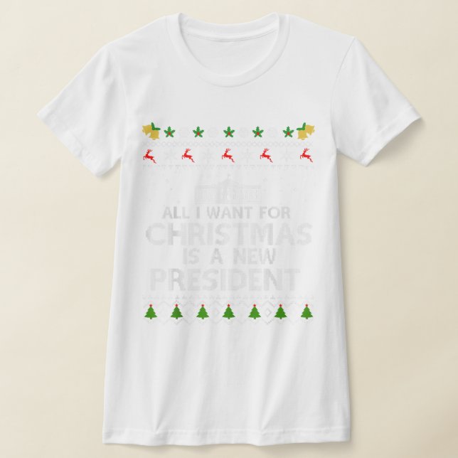 Camiseta Todo Lo Que Quiero De Los Navidades Es Un Nuevo Pr (Distribución)
