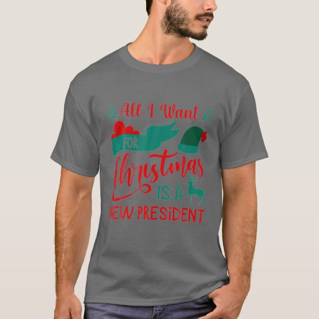 Camiseta Todo Lo Que Quiero De Los Navidades Es Un Nuevo Pr (Anverso)