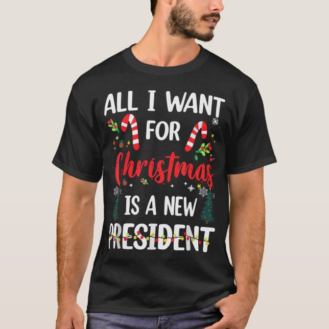 Camiseta Todo Lo Que Quiero De Los Navidades Es Un Nuevo Pr (Anverso)