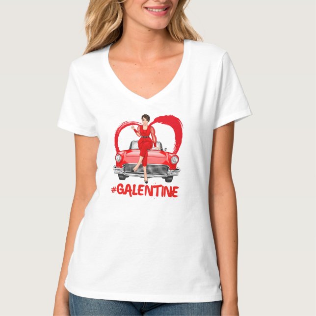 Camiseta Todo lo que quiero El día de San Valentín son zapa (Anverso)