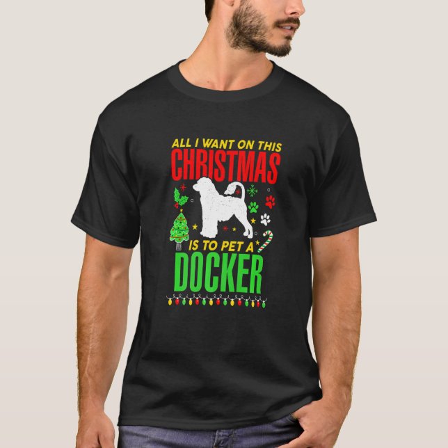 Camiseta Todo Lo Que Quiero En Este Navidad Es Que El Masco (Anverso)