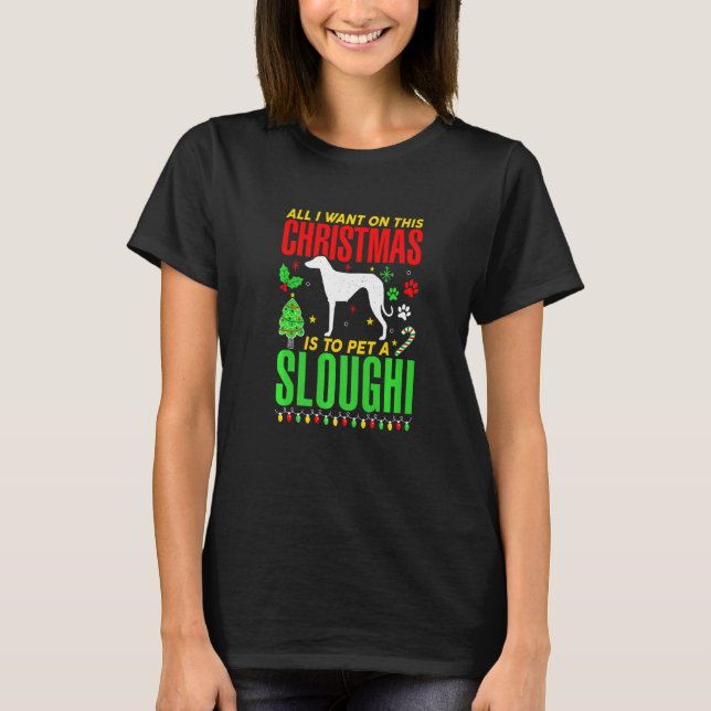 Camiseta Todo Lo Que Quiero En Este Navidad Es Que El Masco (Anverso)