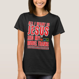 Camiseta Todo Lo Que Quiero Es Jesús Y Mi Modelo De Entrena
