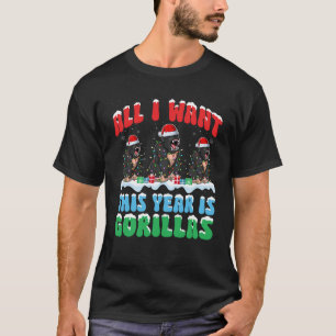 Camiseta Todo lo que quiero este año es que Gorila use Navi