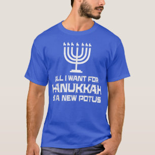 Camiseta Todo Lo Que Quiero Para Hanukkah Es Una Nueva Polí