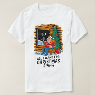 Camiseta Todo lo que quiero para los Navidades es arte dive