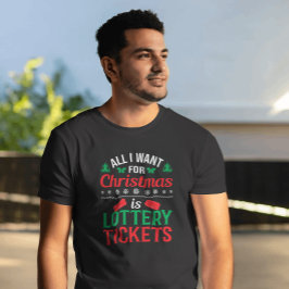 Camiseta Todo lo que quiero para los Navidades es divertida