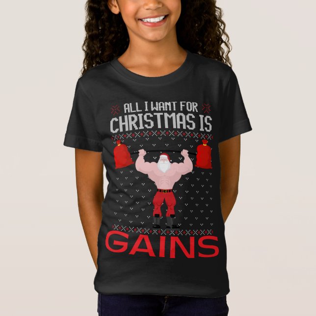 Camiseta Todo lo que quiero para los Navidades es ganar div (Anverso)