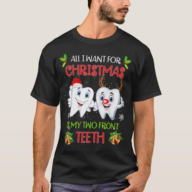 Camiseta Todo lo que quiero para los Navidades es Mi Dos Fr (Anverso)