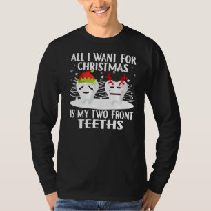 Camiseta Todo lo que quiero para los Navidades es Mis dos d