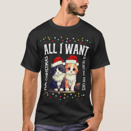 Camiseta Todo lo que quiero para los navidades es para masc