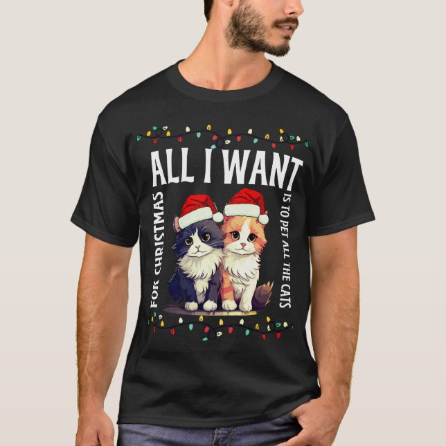 Camiseta Todo lo que quiero para los navidades es para masc (Anverso)