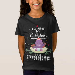 Camiseta Todo lo que quiero para los Navidades es un hippot
