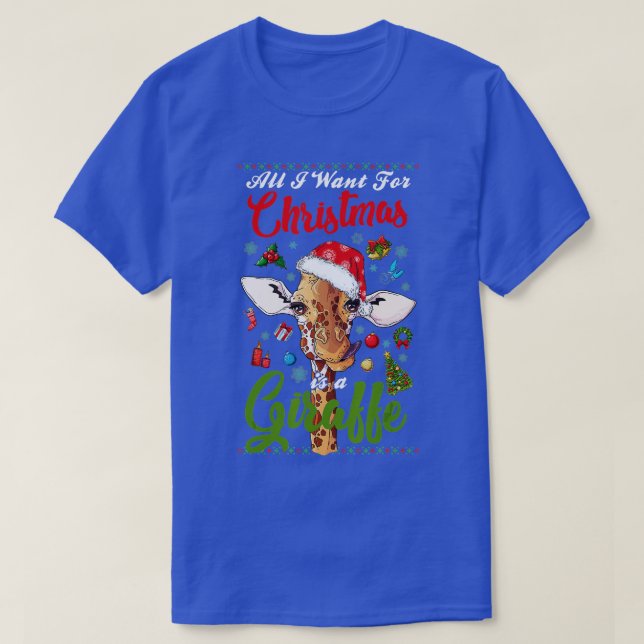 Camiseta Todo Lo Que Quiero Para Los Navidades Es Un Navida (Diseño del anverso)