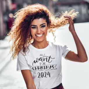 Camiseta Todo lo que quiero para los Navidades es una camis