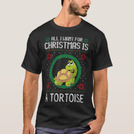 Camiseta Todo lo que quiero para los Navidades es una tortu