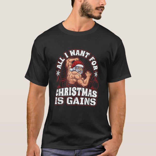 Camiseta Todo Lo Que Quiero Para Los Navidades Son Ganancia (Anverso)