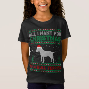 Camiseta Todo lo que quiero para Navidad es un Perro Terrib