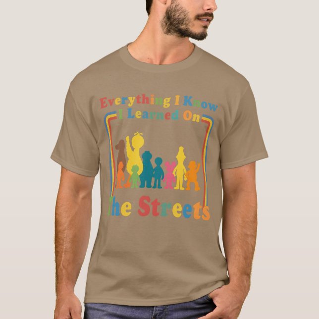 Camiseta Todo lo que sé que aprendí en la protesta callejer (Anverso)