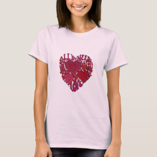 Camiseta Todo lo que usted necesita es corazón del amor