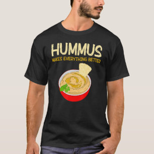 Camiseta Todo Mejor Humus De Comida Vegan Dip
