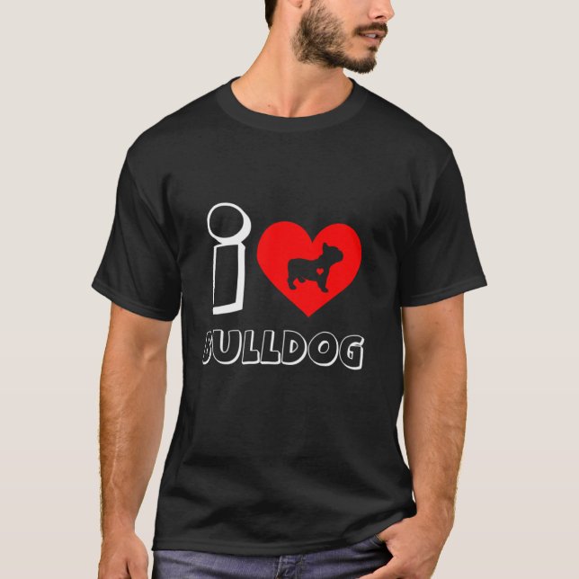Camiseta Todo Mi Amor Es Frenchbulldog Tee Funny Bull Franc (Anverso)