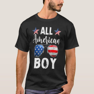Camiseta Todo Niño Americano Que Coincide Con La Familia 4 