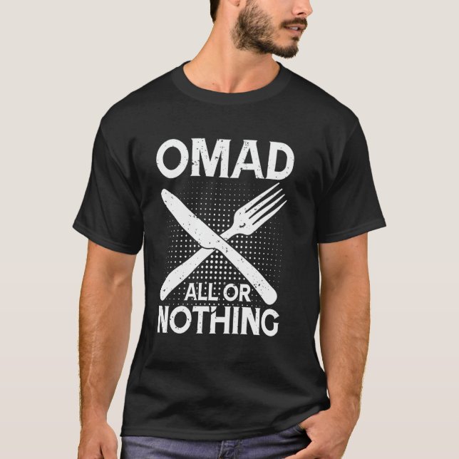 Camiseta Todo o nada - OMAD (Anverso)