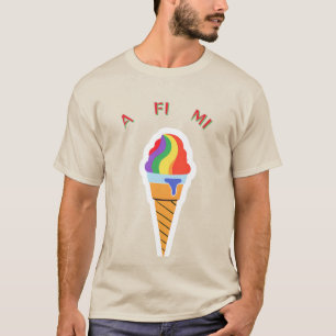Camiseta Todo para mí cono de helado