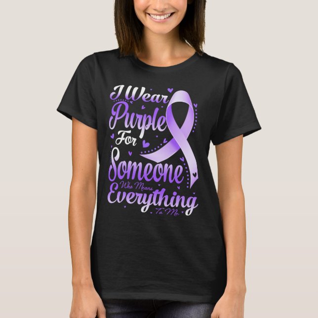 Camiseta Todo Para Mí Epilepsia Day Purple Ribbon Epilep (Anverso)