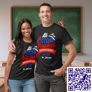 Camiseta Todo Profesor Estelar Apreciado Por Todos Los Nomb