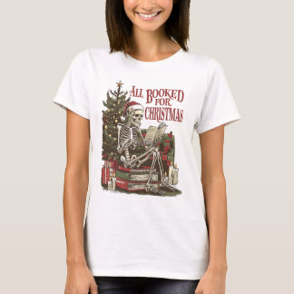 Camiseta Todo reservado para la lectura de libros de Navida
