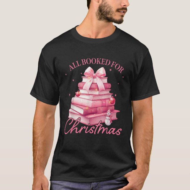 Camiseta Todo Reservado Para Navidades Pink Book Bow Coquet (Anverso)