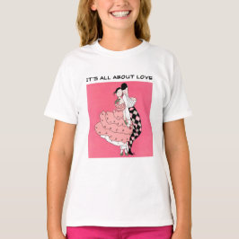 Camiseta Todo se trata de amor Art DecoValentine Day Gift