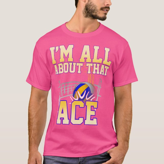 Camiseta Todo Se Trata De Un Voleibol Gracioso. (Anverso)