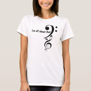 Camiseta Todo sobre el bajo clef
