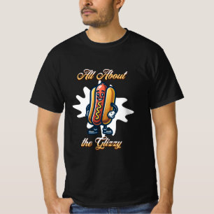 Camiseta Todo sobre la Glizzy   Humor divertido de perro ca